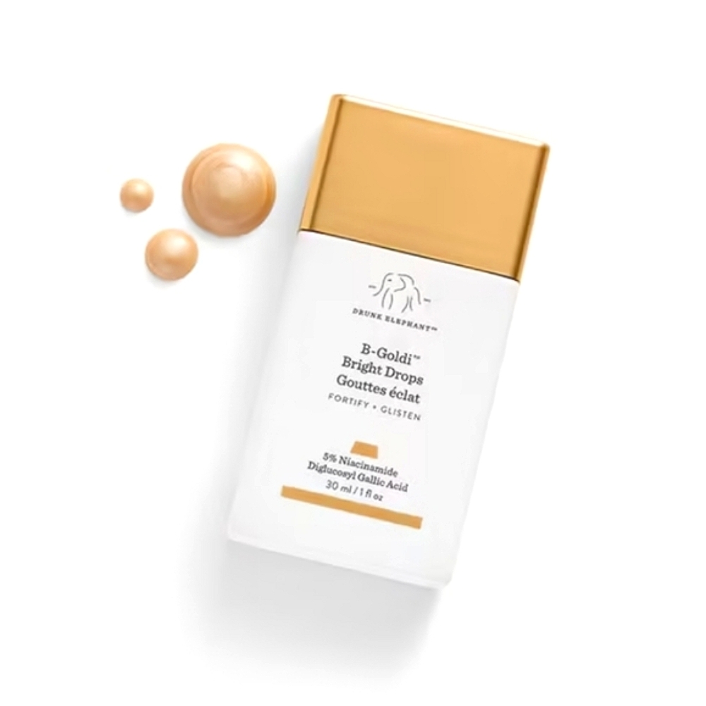 Drunk Elephant B-Goldi Bright Illuminating Drops Serum Niacinamide 1 fl oz NIB